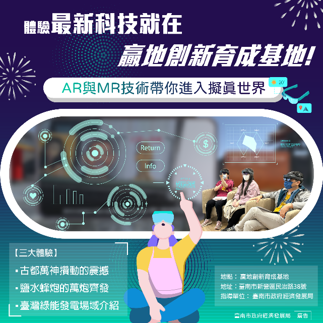 最新AR與MR互動式體驗臺南文化及綠能樂趣