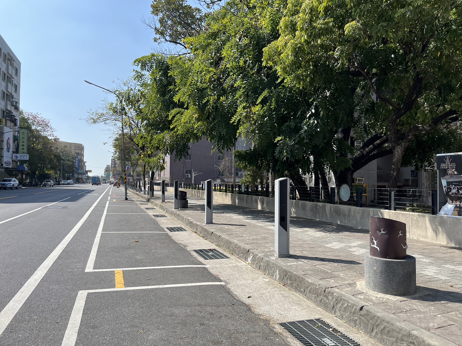 智慧路邊停車格 中西區擴大啟用 「臺南市第二期智慧路邊停車計費系統」第三階段路段啟用